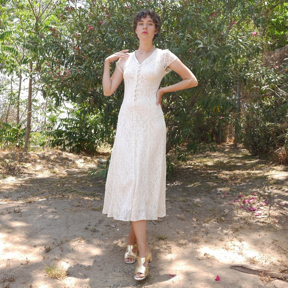 White Lace Dress